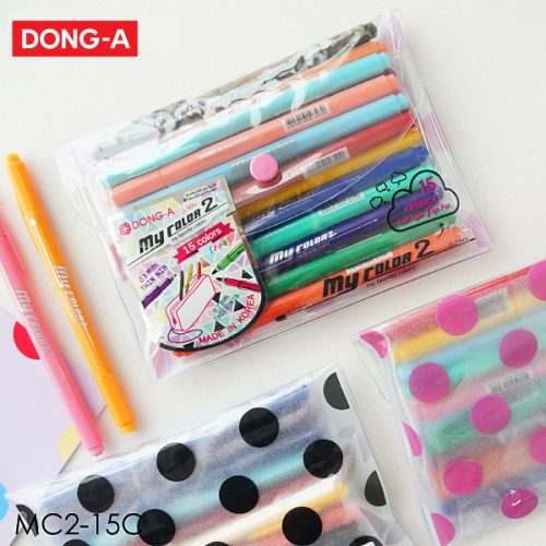 DONG-A My Color 2 Twin type Sign Pen Set
