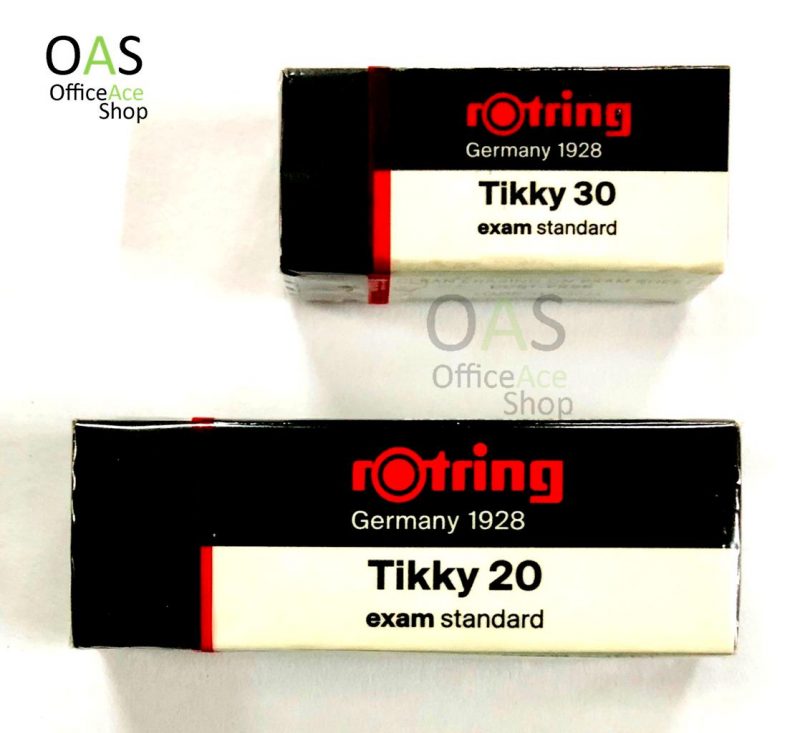 ROTRING TIKKY Exam Standard Dark Eraser ยางลบดำ มาตรฐานข้อสอบ