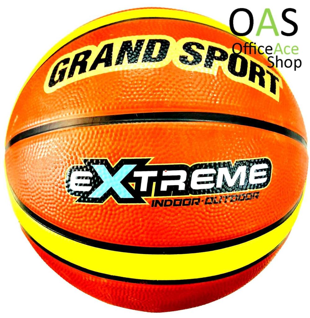 GRANDSPORT Basketball ลูกบาสเก็ตบอลยาง สีส้ม ร่น Extreme ...