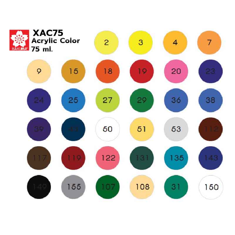 SAKURA Acrylic Color 75 ml 1 pc #XAC75