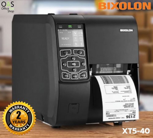 BIXOLON Thermal Transfer Industrial Label Printer เครื่องปริ้นฉลาก บาร์โค้ด อุตสาหกรรม สำหรับงานหนัก #XT5-40