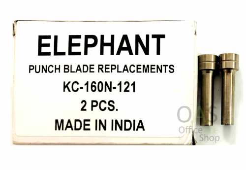 อะไหล่เครื่องเจาะกระดาษ ตราช้าง ELEPHANT Punch Blade Replacements [สำหรับเครื่องเจาะตราช้าง] #KC-160N-121 :แพ็ค 2 ชิ้น