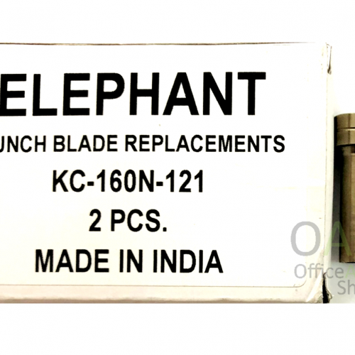 อะไหล่เครื่องเจาะกระดาษ ตราช้าง ELEPHANT Punch Blade Replacements [สำหรับเครื่องเจาะตราช้าง] #KC-160N-121 :แพ็ค 2 ชิ้น