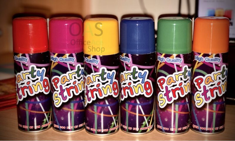 สเปรย์ปาร์ตี้ สายรุ้ง ฉีดเป็นเส้น Party String Spray 260ml #118-02A ...