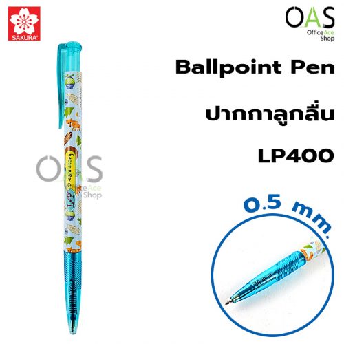 Ballpoint Pen L&P SAKURA ปากกาลูกลื่น แอลแอนด์พี ซากุระ #LP400