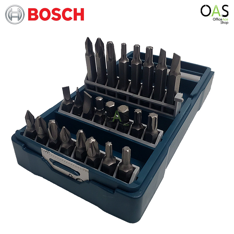 Screwdriver Bit Blue Set BOSCH ชุดดอกไขควง 25 ชิ้น บ๊อช #2607017400