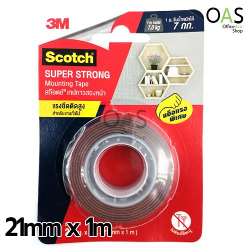 3M SCOTCH Super Strong Mounting Tape Outdoor Width 21mm CAT4011