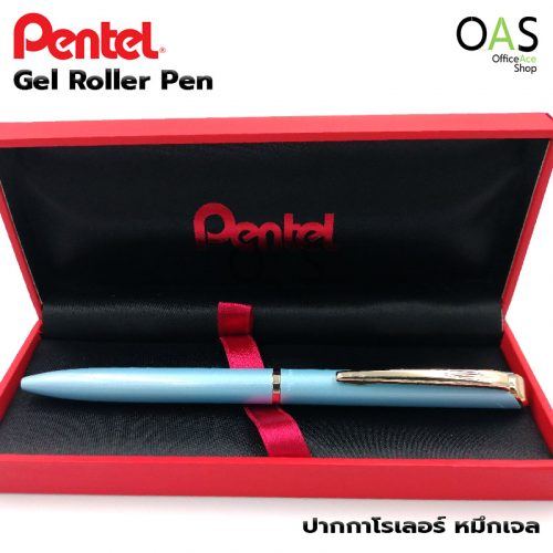 PENTEL Sterling Twist Pastel Gel Roller Pen 0.7mm Blue Ink BL2007P