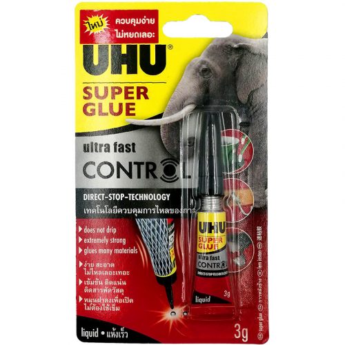 UHU Super Glue Gel Ultra Fast Control 3g