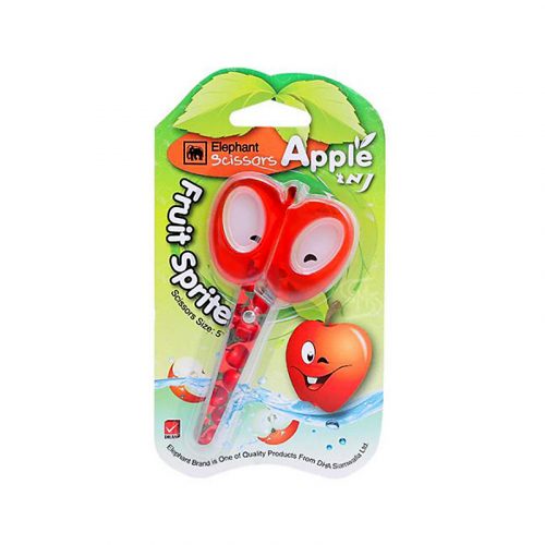 ELEPHANT 5 Inches School & Children Fancy Scissors Fruit Sprite Collection