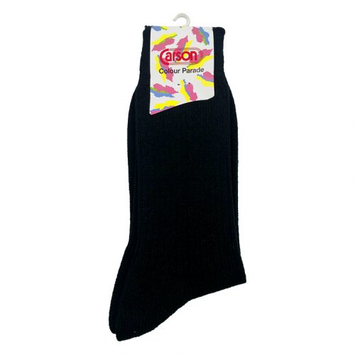 CARSON Colour Parade Sock Free size Black