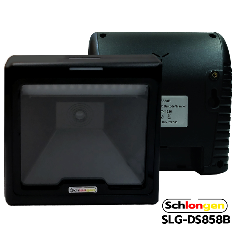 SCHLONGEN 2D Desktop Barcode Scanner (USB, RS232) #SLG-DS858B
