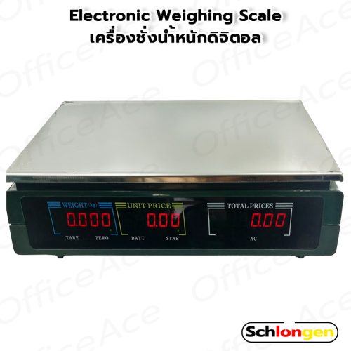 SCHLONGEN Electronic Weighing Scale 30 kg. for Cash Register #SLG-JCSA