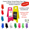 OAS Custom Sticker Printed Plastic Floor Sign