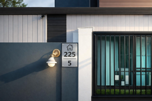 ป้ายบ้านเลขที่สแตนเลสสั่งทำ