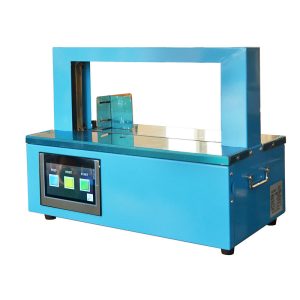 ครื่องรัดสาย OPP หรือเทปกระดาษแบบอัตโนมัติ รัดเร็วภายใน 2 วินาที ปรับแรงตึงได้ 5–50N เหมาะสำหรับสินค้า บรรจุภัณฑ์ และคลังสินค้า