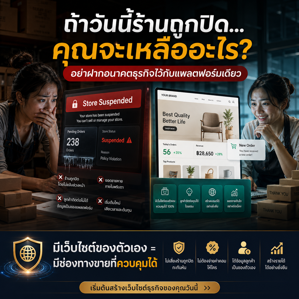 wordpress _whatif your store on platform get closed